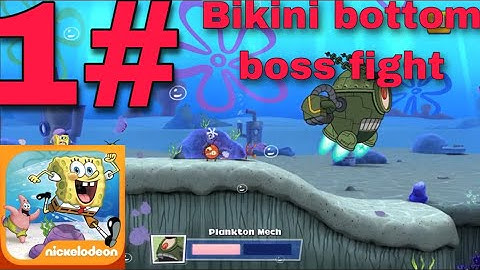 Spongebob Patty Pursuit gameplay-(walkthrough) 1#-bikini Bottom Boss (Apple Arcade)