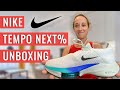 FIRST LOOK! Unboxing The BRAND NEW Nike Air Zoom Tempo NEXT%