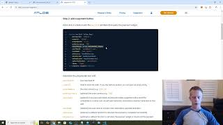 ATLOS crypto payment widget customization parameters