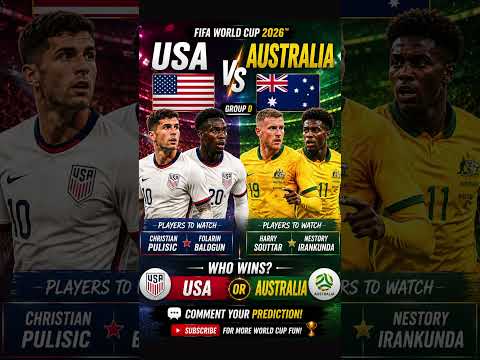 🇺🇸 USA vs Australia 🇦🇺 | Can the Socceroos Shock America? ⚽ #shorts #shortsfeed  #football #worldcup