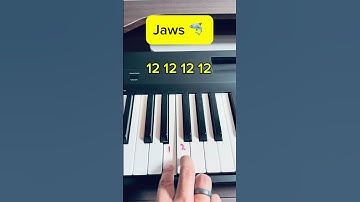 How To Play Jaws On Piano (Tutorial)