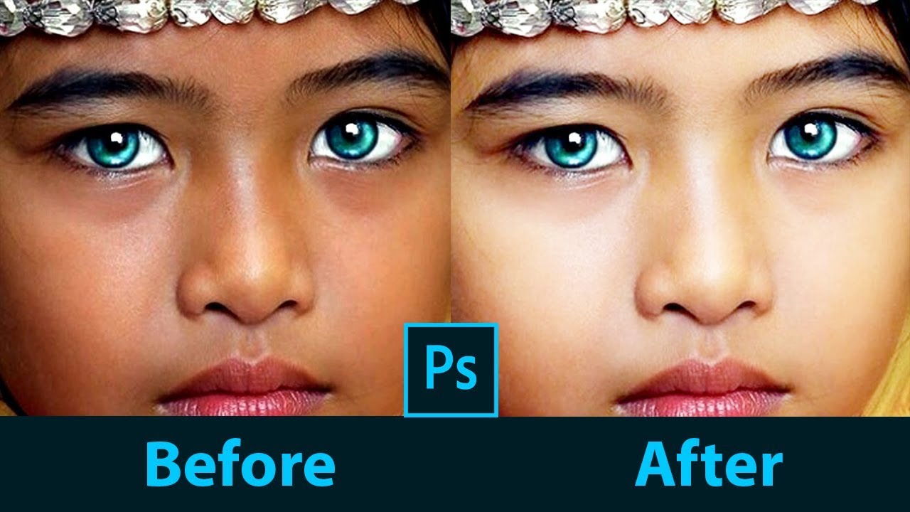 How to Change Skin Color from Black to White in Photoshop | Urdu/Hindi