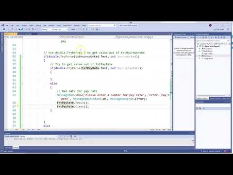 Visual C# 4.8- Try Parse