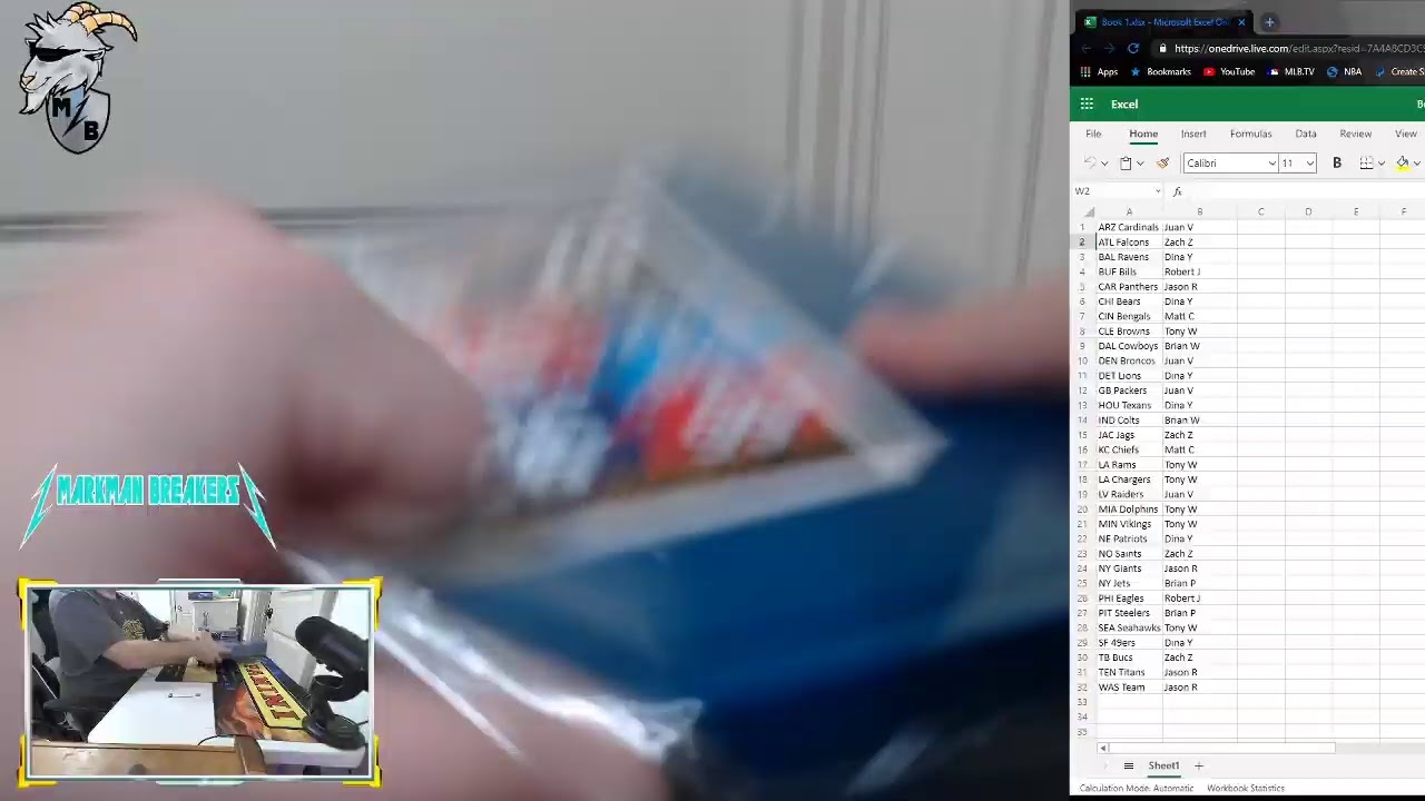 Markman Breakers Football Mixer #8