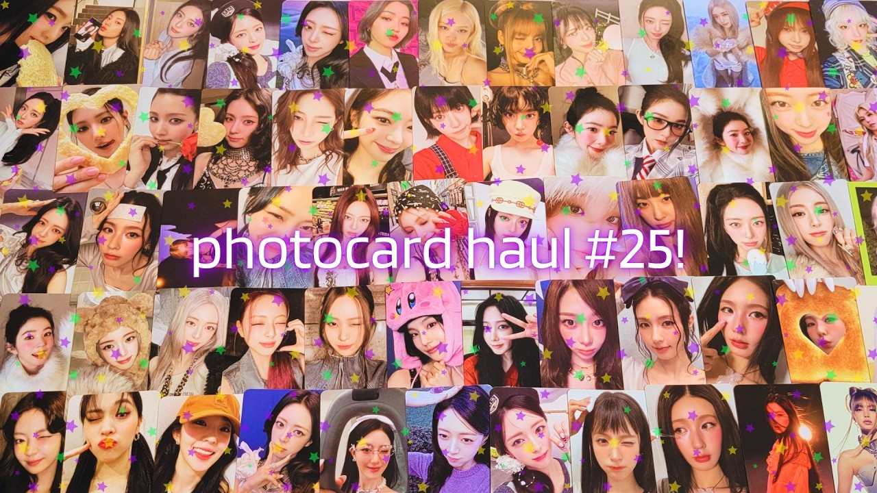 K-Pop Photocard Haul #25! [LE SSERAFIM, Irene, Yuna, Miyeon, ITZY