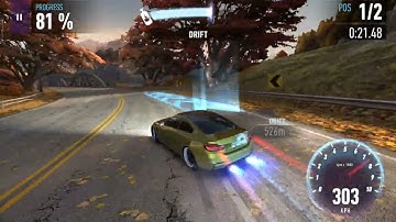 Nfs no limits underground rivals county mile bmw m4 vs bmw m4 