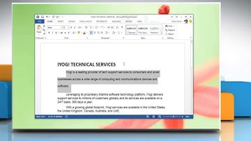How to Double Space Lines in Microsoft® Word 2013 document
