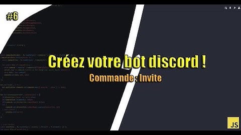 Créer votre propre bot Discord ! #6 - Commande : Invite ! Discord JS V14