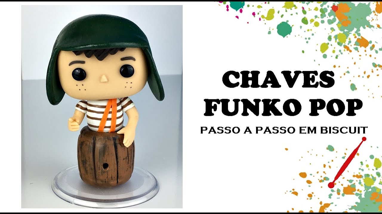 CHAVES FUNKO POP- PASSO A PASSO COMPLETO EM BISCUIT
