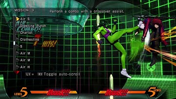 Ultimate Marvel vs Capcom 3 - She-Hulk Mission 9 - PS4