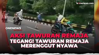 Tragis! Tawuran Remaja di Kramat Jati Berujung Maut, Korban Tewas Terkena Sabetan | OneNews Update