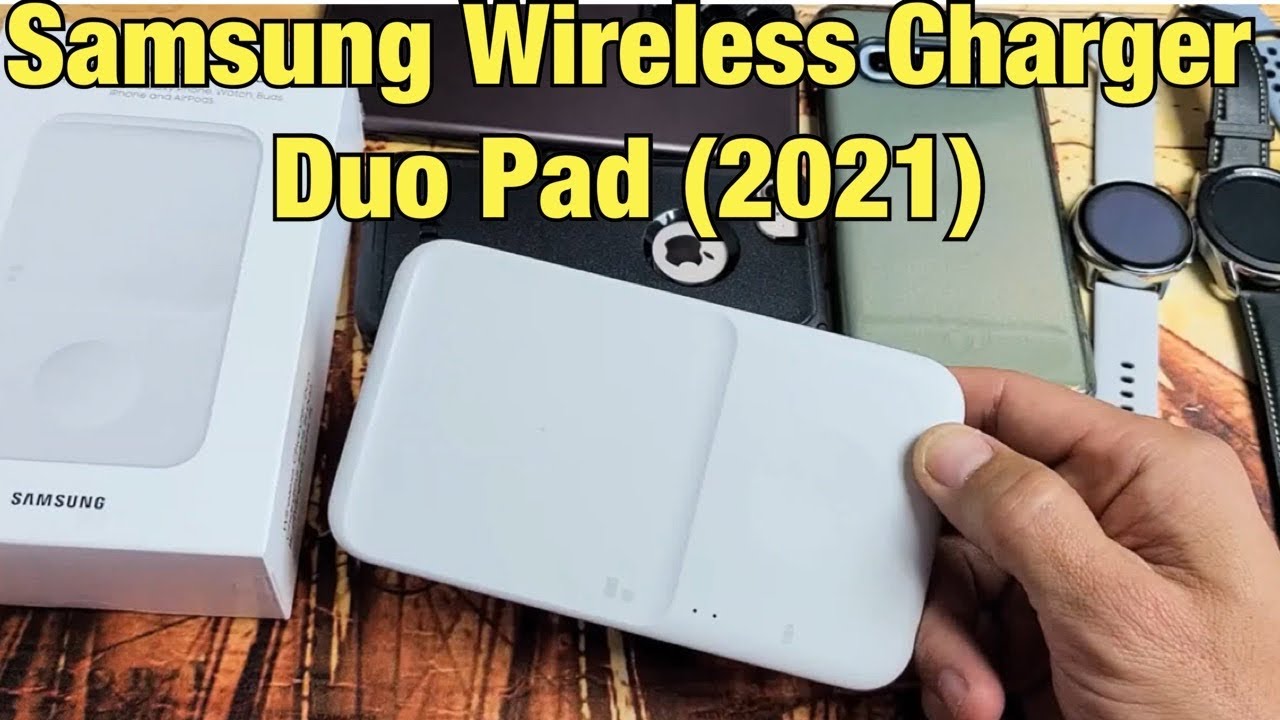Samsung Wireless Charger Fast Charge Pad DUO (2021) Review | Can it charge  Apple Watches too?) - YouTube