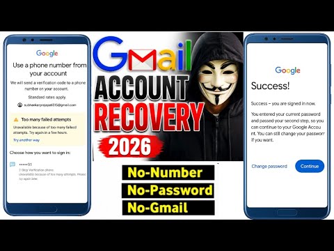 too many failed attempts gmail || google account recovery without verification code | Gmail recovery