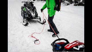 Cobra Cord Sled Tow Kit In Action
