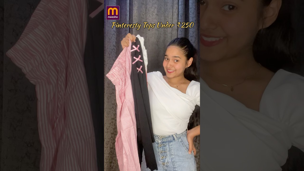 Meesho Trendy tops under ₹250😍