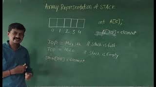 II PUC | Memory Representation Stack and Queue Using Array