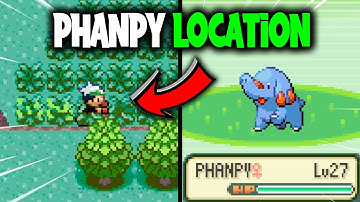 WHERE TO FIND PHANPY ON POKEMON EMERALD