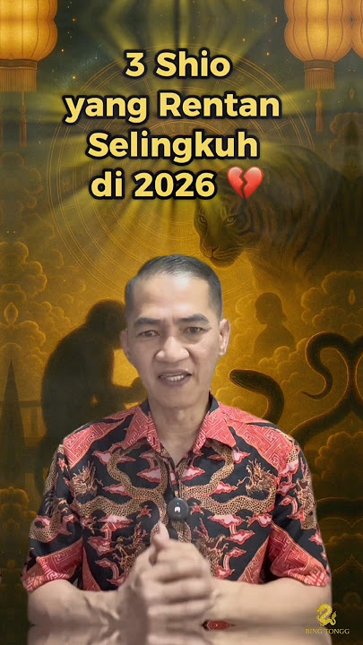 3 Shio yang Rentan Selingkuh di 2026 😮🐯🐒🐍