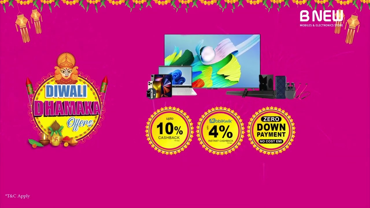 Bnew Mobiles Mega Diwali Sale Live