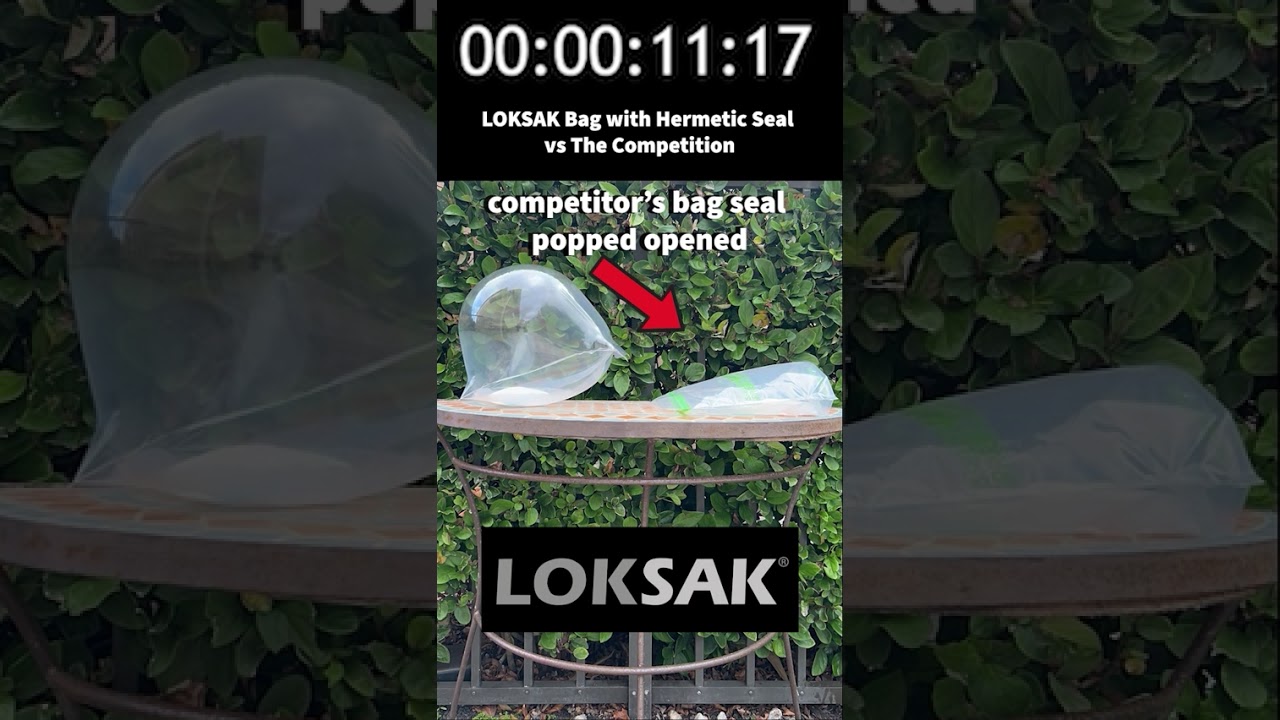 Preview of LOKSAK OPSAK Odor-Proof Barrier Bags - 12" x 20" - Package of 2 Video