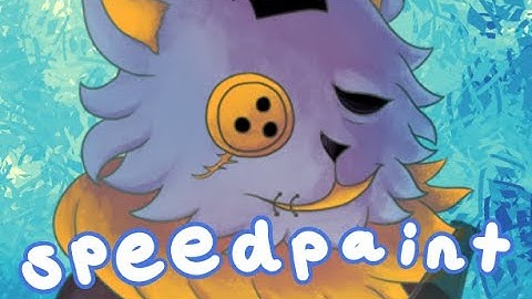 testing out some new FireAlpaca brushes and features with a speedpaint of Seam Deltarune