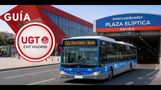 Guía de SALIDA del Intercambiador de Plaza Eliptica para conductores/as de EMT Madrid