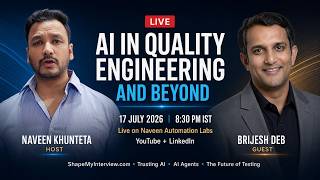 AI in Quality Engineering and Beyond ft. Brijesh Deb