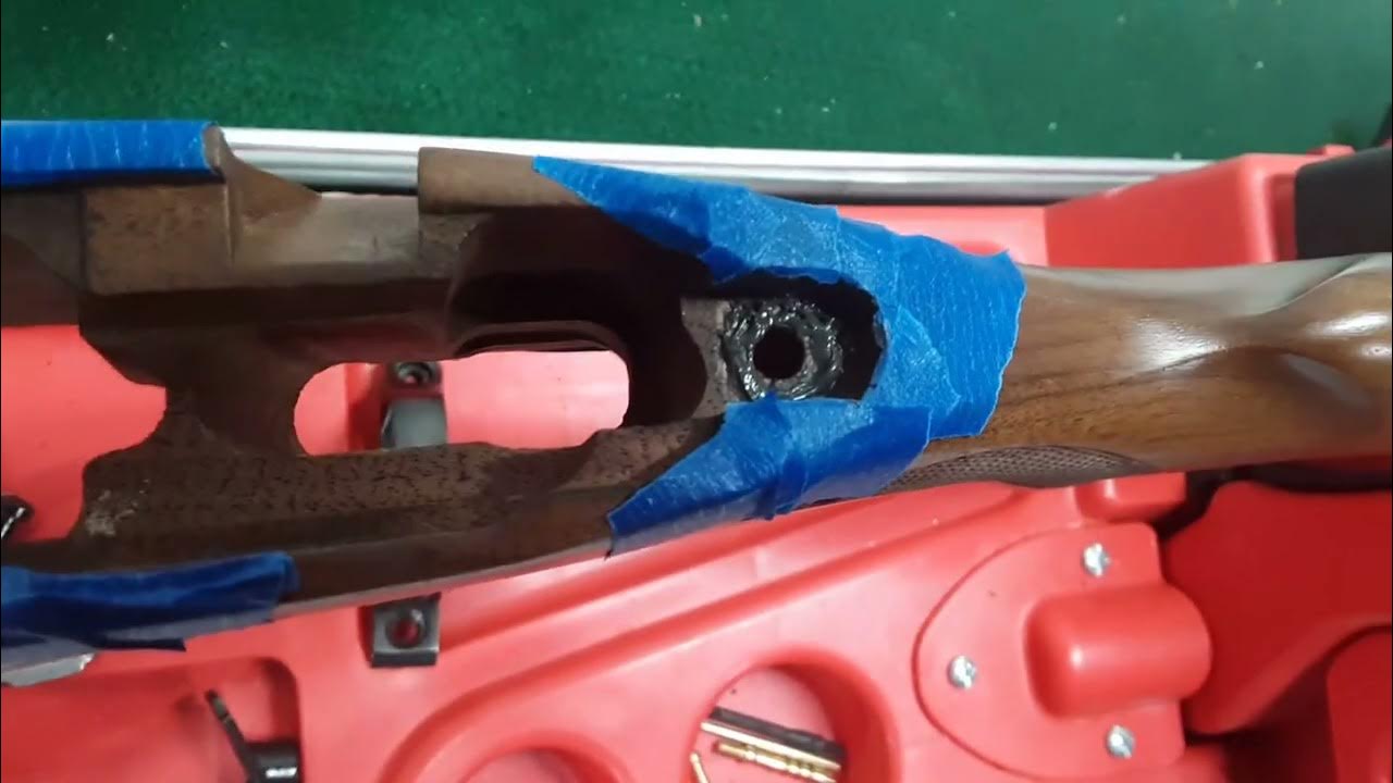 Epoxy Bedding a Rifle Stock (first attempt) YouTube