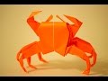 【折り紙 作り方】カニ 2 ~立体/魚~|3D Paper Crab 2 /DIY-Tutorial