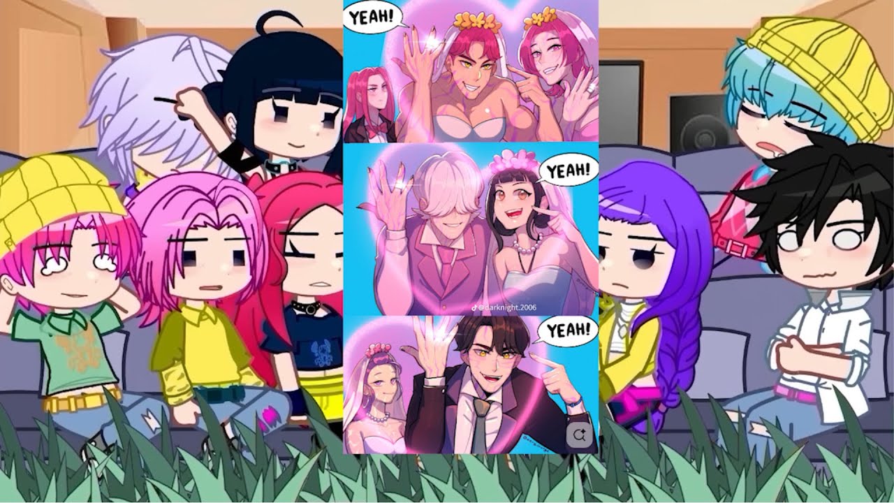 ✅ KPOP Demon Hunters React to Themselves // TikToks + Memes || Full Ver || Gacha React 💕