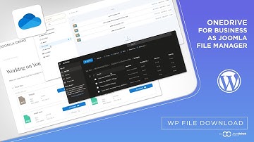 OneDrive for Business file manager Joomla integration