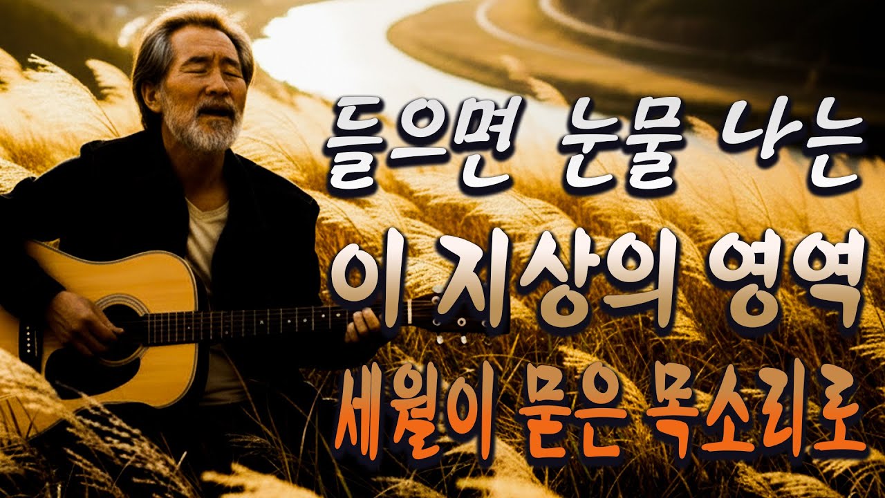 인생의 노래  중년 남자의 감성 발라드  들으면 눈물 나는 중년 감성 트로트