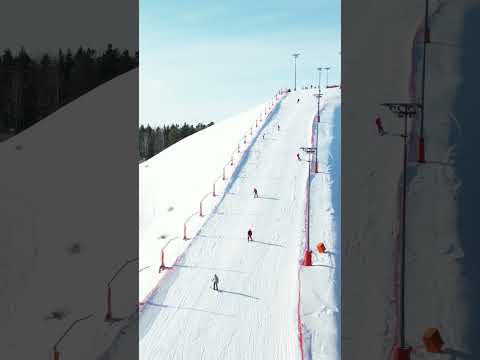 Супер погода для катания на лыжах или сноуборде ⛷️ Силичи - горнолыжный курорт в Беларуси