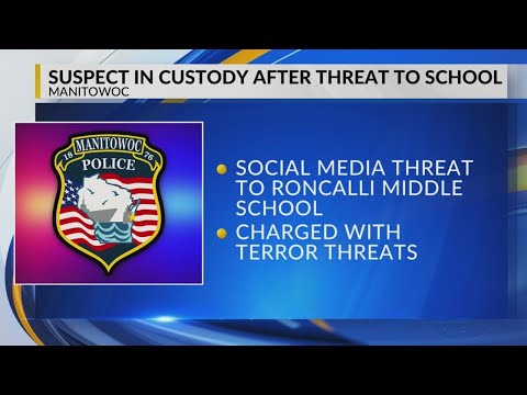 Juvenile arrested for social media threats against Roncalli Middle School in Manitowoc