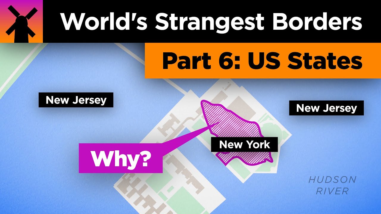 The World's Strangest Borders Pt 6: Wacky US States