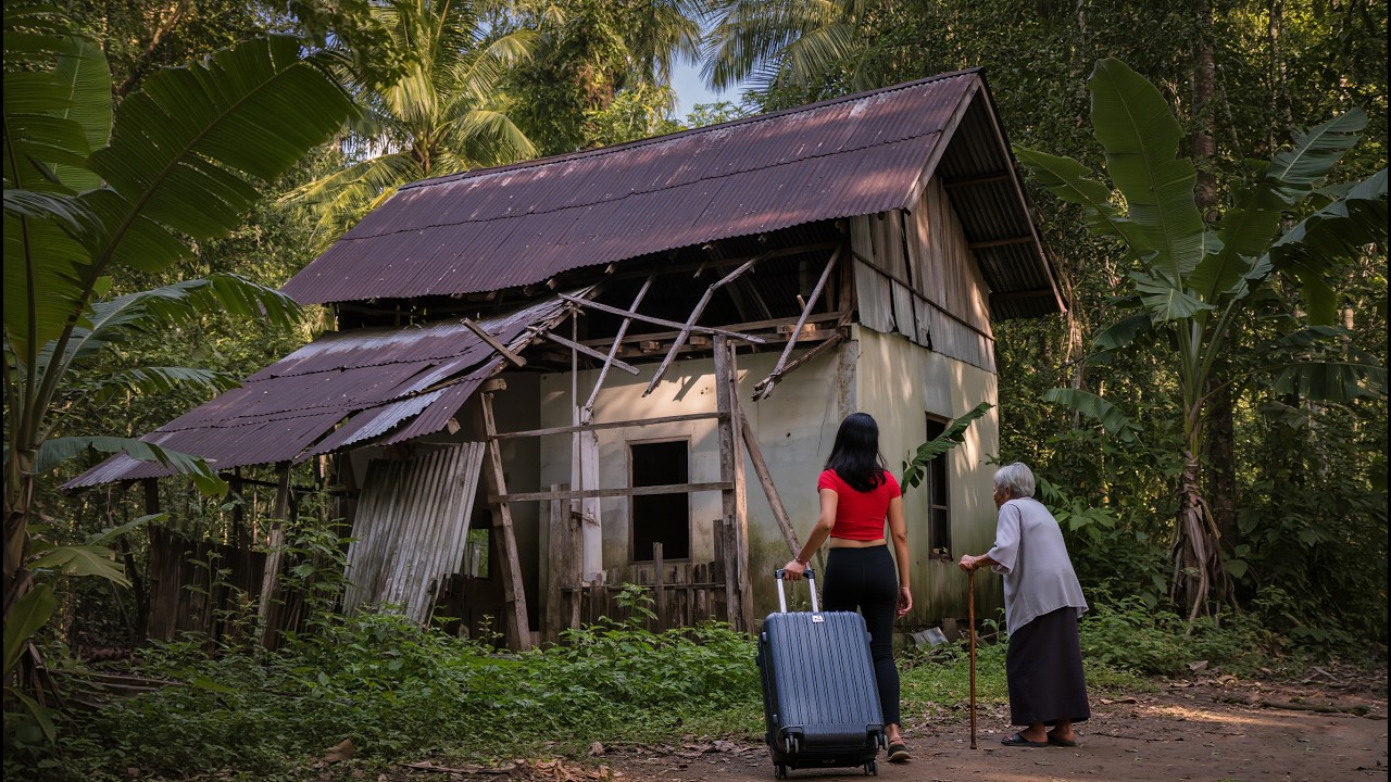 Покинув город, девушка провела год, ремонтируя старый дом для пожилой женщины.