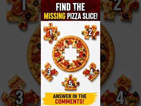 Find the Missing Pizza Slice! Only 1% Can Solve It 🔴 #live  #shortsfeed