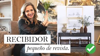 RECIBIDOR PEQUEÑO! ✓ Consejos e ideas 🤩 