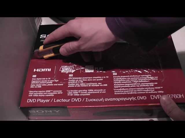 DVD Player Sony DVP-SR760H (film 088) - YouTube