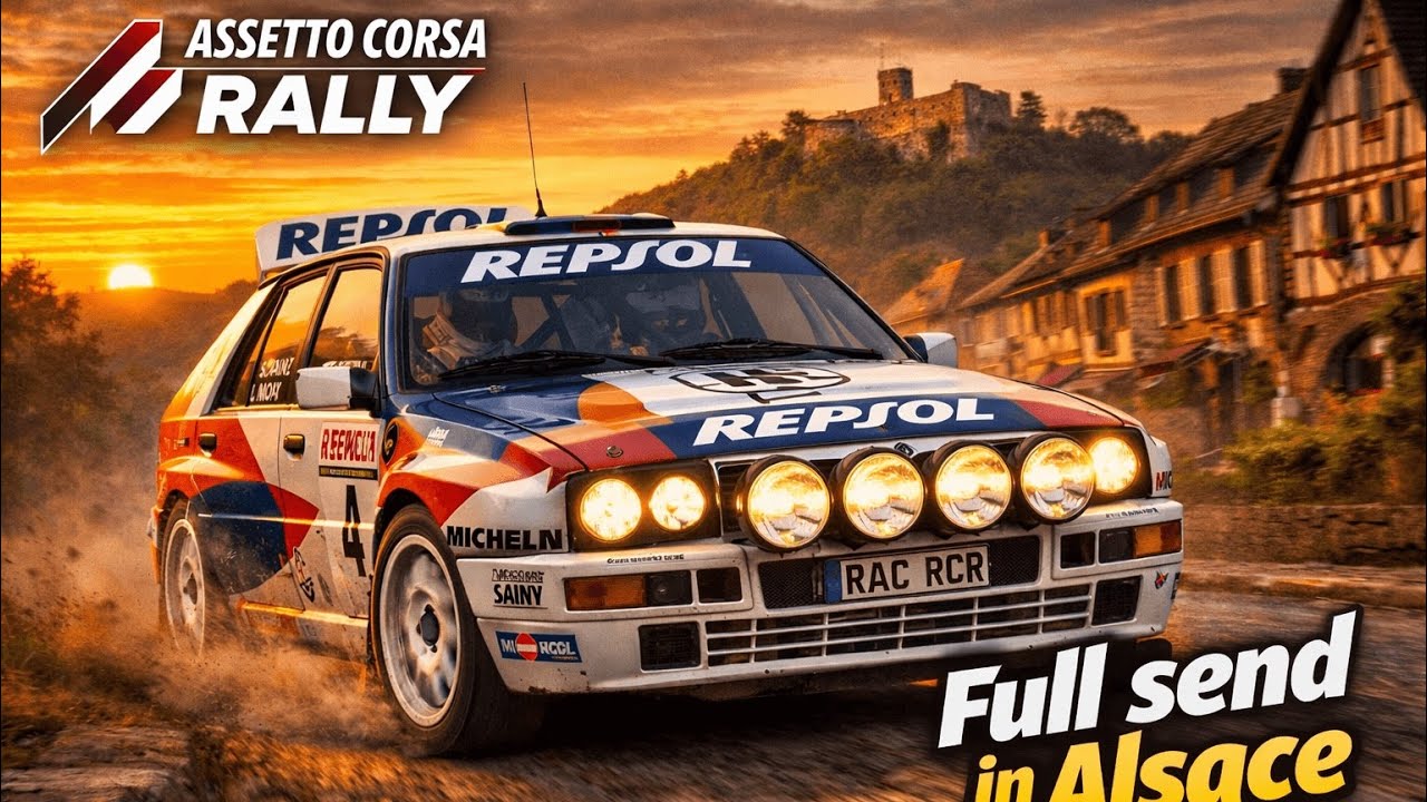 AC Rally | ALSACE | Forêt de Saverne | Lancia Delta HF Integrale ...