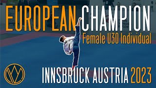 U30 Female Individual FINAL (DEN – TUR) | European Poomsae Championships 2023 | Innsbruck Austria