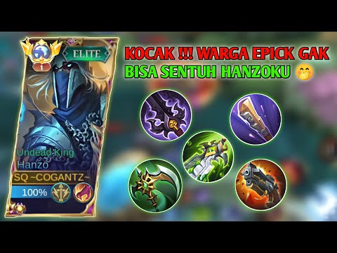 HANZOKU GAK BISA DI SENTUH WARGA EPICK ‼️- Mobile Legends #hanzobuildtersakit