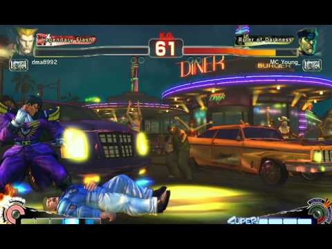 Ultra Street Fighter IV battle: Guile vs M. Bison