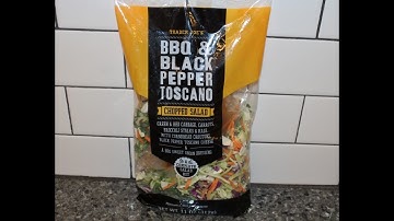 Trader Joe’s BBQ & Black Pepper Toscano Chopped Salad Review