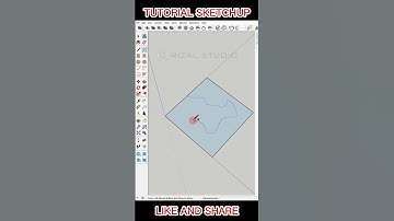 Sketchup Tutorial - How to Create Free Lines in Sketchup #shorts