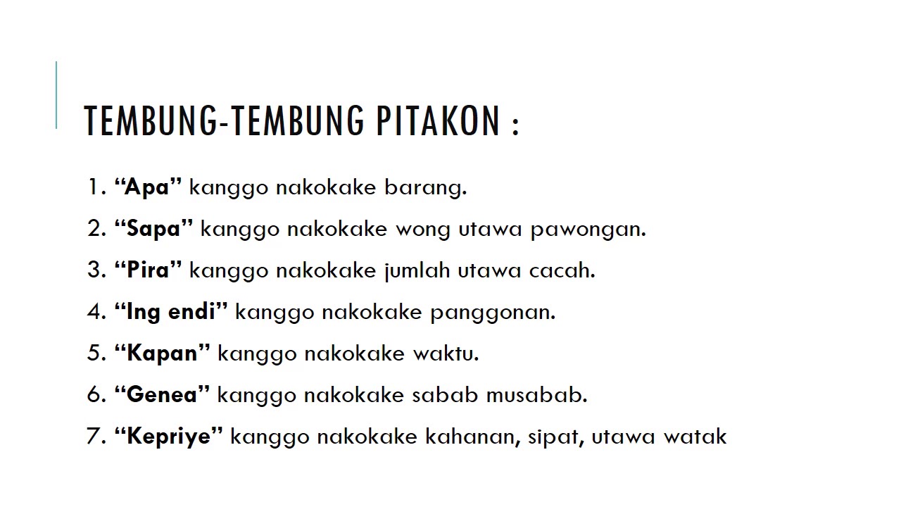 Ukara Andharan Lan Ukara Pitakon Kelas 4 Semester 1 Youtube Ukara Andharan Lan Ukara Pitakon Kelas 4 Semester 1 Youtube