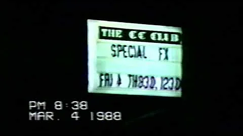 FX live at the CC Club Herrin IL 1988 Full Show