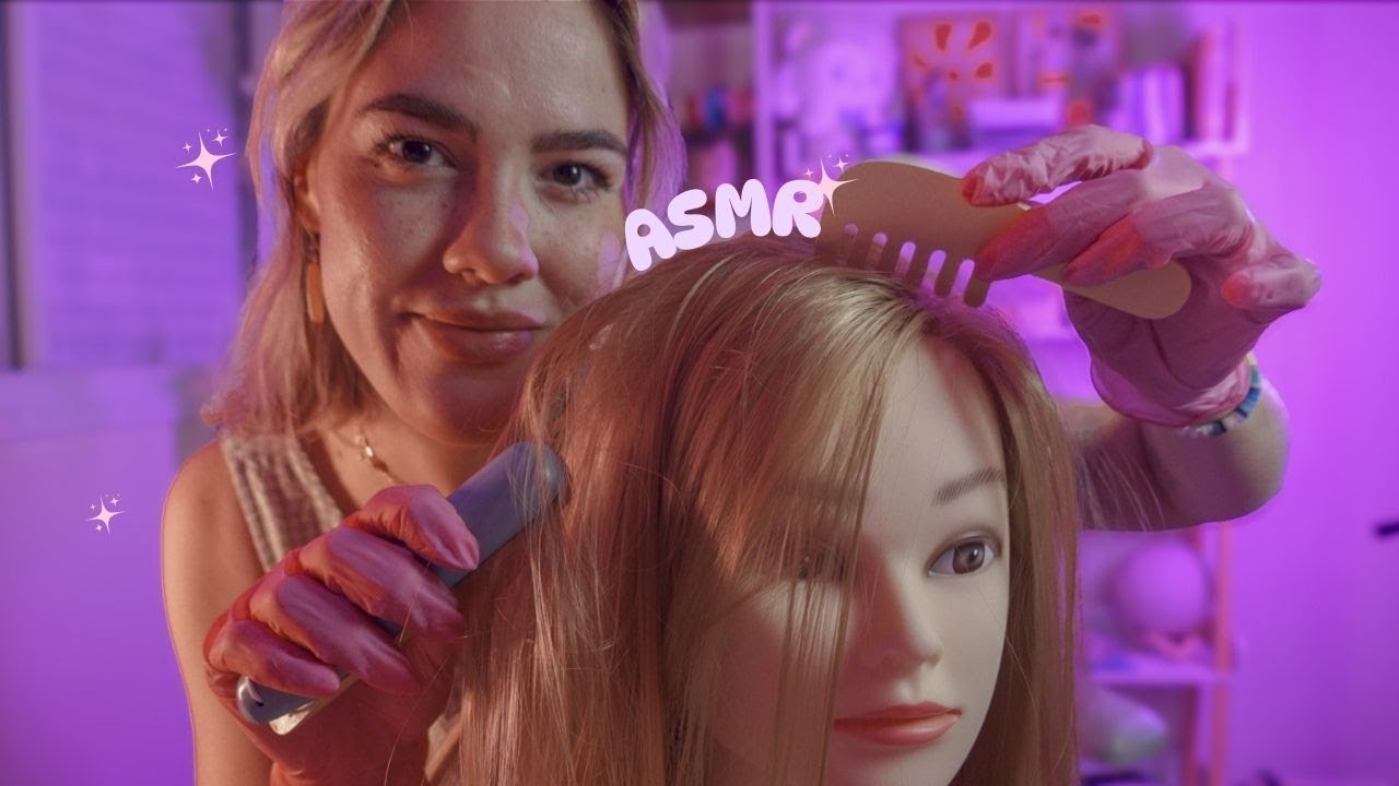 ASMR ROLEPLAY | Cabeleireira faz alisamento no seu cabelo 💇🏼‍♀️ Voz Suave