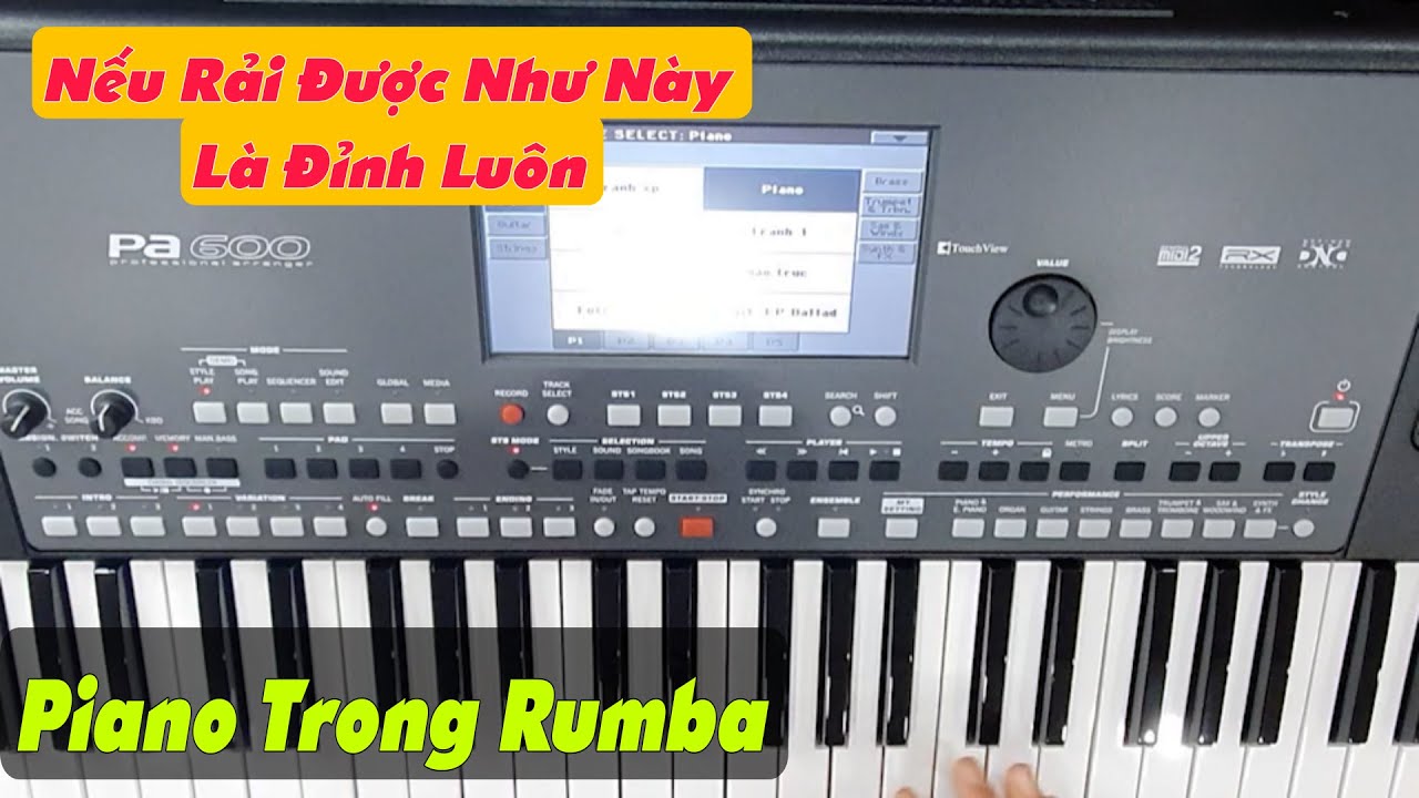 Tập Lót Piano Trong Rumba Sẽ Lên Tay Cực Nhanh | Mẹo Đệm Hát