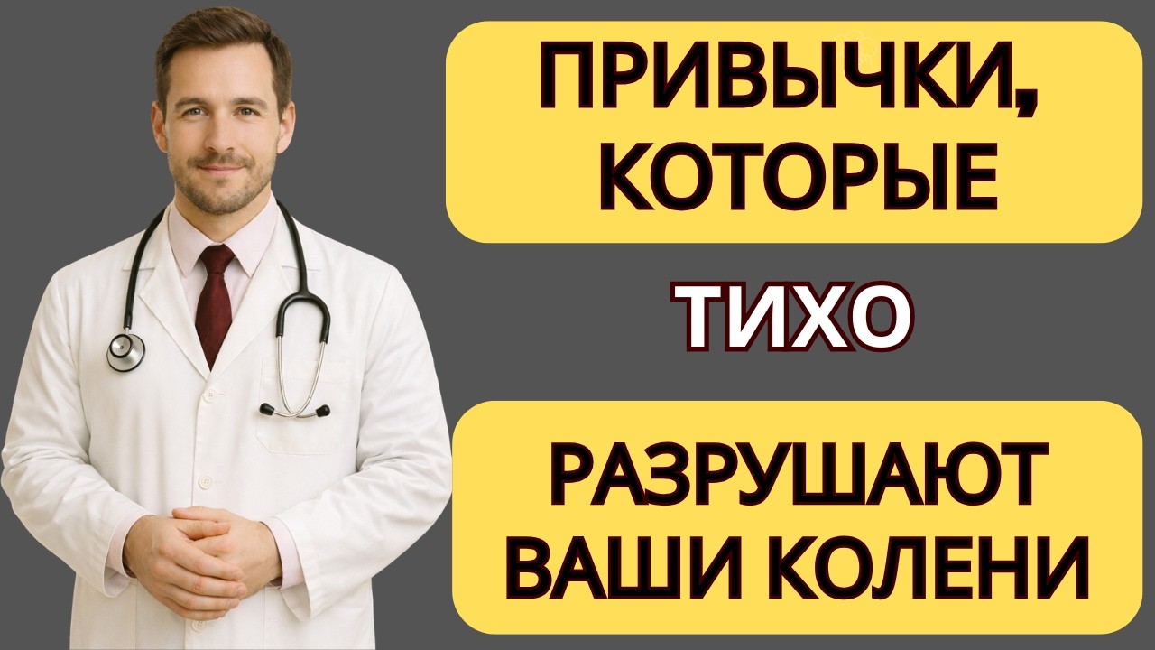 Привычки, которые тихо разрушают ваши колени |Здоровье без спешки